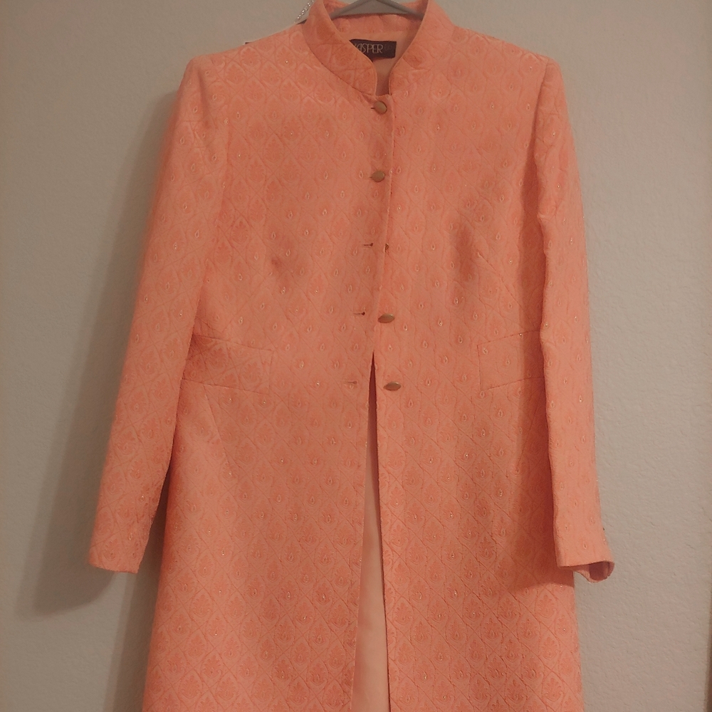 Beautiful Mint Vintage Pink 60s coat size10P